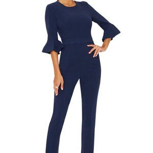 Black Halo Brooklyn Jumpsuit Blue 8